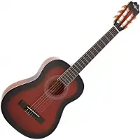 Gear4Music Deluxe-1/2-Konzertgitarre von Trans Sunburst