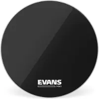 Evans MX1 schwarzes Marching-Bass Drumfell 26"