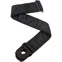 Daddario 50PLB01 Planet Lock Gitarrengurt Black Satin