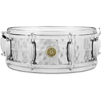 Gretsch drums Gretsch USA Gehämmerte 14" x 5"-Snaredrum aus verchromtem Messing