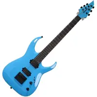 Jackson Pro Plus Series Signature Misha Mansoor Juggernaut ET6 Ebony Griffbrett Riviera Blue