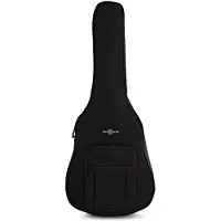 Gear4Music Gepolstertes wasserdichtes Gigbag für Jumbo-Akustikgitarre von 10mm