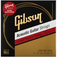Gibson Coated Phosphor Bronze Akustikgitarren-Saiten 11-52