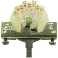 AllParts 3-Wege-Blade-Switch mit Schrauben für Strat oder Tele - CRL