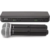 Shure BLX288/PG58 Dual Funksystem mit PG58 Mikrofonen und Doppelempfänger K3E (606-630 MHz) 1000025389