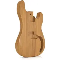 Gear4Music Bassgitarrenkorpus Esche Natur