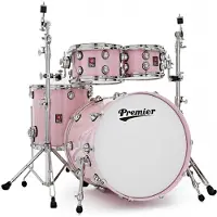 Premier Genista 4-teiliger 22"-Ahornkesselsatz Pink