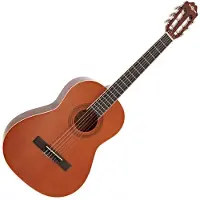 Gear4Music Deluxe-3/4-Konzertgitarre von Natur