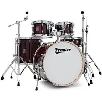 Premier Artist 22" 5pc Modern Rock Drum Kit Cherry Red