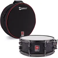 Premier Artist 14" x 5.5" Birke Snare Drum & Soft Case Stealth Black