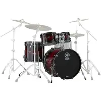 Yamaha Live Custom Hybrid Oak 22 4-teiliger Kesselsatz Magma Sunburst