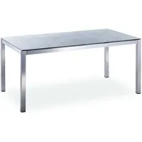 Niehoff Urban Gartentisch/Esstisch Edelstahl/Glaskeramik
