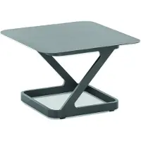 Niehoff Quattro Beistelltisch Aluminium 52x52 - 70x70 cm