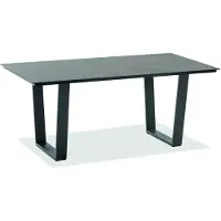 Niehoff Noah Tisch Aluminium Trapezkufe Anthrazit/HPL