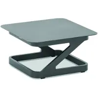 Niehoff Quattro Beistelltisch Aluminium 52x52 - 70x70 cm