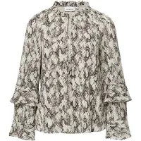 Comma Blouses Grey/black Größe: 40 | Blusen Outlet | Damen | Grau