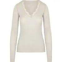 Hunkemoller Pyjama "super soft Lace V-Neck shirt with Cashmere"
