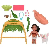 Mattel Disney Moana 2 Simea & Pua Badespielzeug Spielset mit Puppe