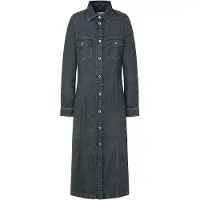 Pepe Jeans Charcoal Langarm-midikleid
