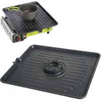 Meva Grillrost für einen Gas-Campingkocher mit Gusseisen-Brennerfunktion