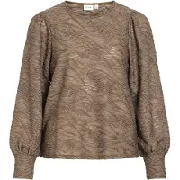 Vila Fina O-neck Top Langarmbluse