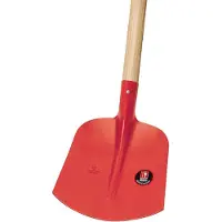 Idealspaten-bredt RUHR-BRILLIANT Holländer Sandschaufel, rot