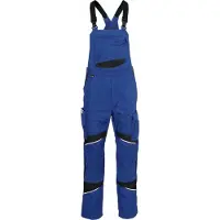 Kübler Activiq Cotton+ Latzhose Kbl.Blau/Schwarz 110