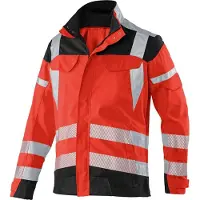 Kübler PSA Reflectiq Jacke 1207 warnrot/schwarz 106