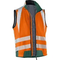Kübler PSA Reflectiq Weste 7207 warnorange/moosgrün XXL