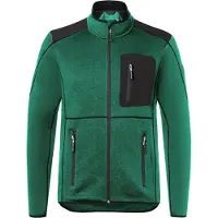 Kuebler KÜBLER WEATHER Strickjacke moosgrün/schwarz L - 1443 6339-6599-L - moosgrün/schwarz