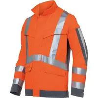 Kübler Jacke PROTECTIQ HIGH VIS ARC2 PSA 3 warnorange/anthrazit Form 1394 Grösse 106