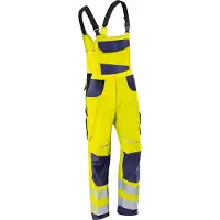Kübler Latzhose REFLECTIQ PSA 2 warngelb/dunkelblau Form 3207 Grösse 48