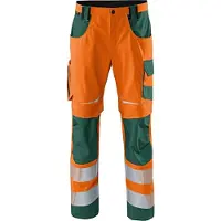 Kübler REFLECTIQ Hose PSA 2 warnorange/moosgrün 110 - 2207 8340-3765-110 - warnorange/moosgrün