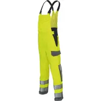 Kübler Latzhose PROTECTIQ HIGH VIS ARC1 PSA 3 warngelb/anthrazit Form 3393 Grösse 48