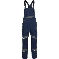 Kübler Activiq Cotton+ Latzhose Dunkelblau/Anthrazit 29