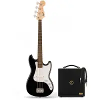 Squier Sonic Bronco Bass schwarz & Eden Orbiter 8 Bass-Combo-Verstärker