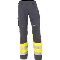 Kübler Hose REFLECTIQ Klasse 1 warngelb/anthrazit Form 2208 Grösse 26K