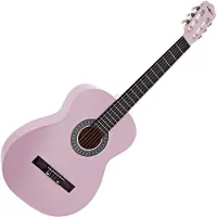 Gear4Music Konzertgitarre von Rosa