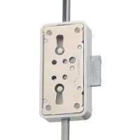 Junie Drehstangenschl.Nr. 7051 15 mm aufl. weiß, 3 Zuh.