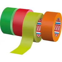 TESA Gewebeband Neon-Orange 25m:25mm