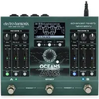 Electro Harmonix Oceans Abyss Dual Stereo Reverb Pedal