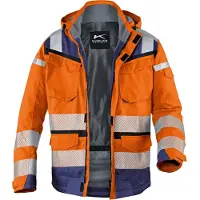 Kübler Wetterjacke REFLECTIQ SYMPATEX PSA 2 warnorange/dunkelblau Form 1307 Grösse L