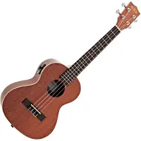 Kala KA-TE Elektroakustische Tenor-Ukulele aus Mahagoni satiniert