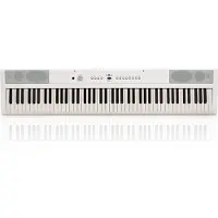 Gear4Music SDP-2-Stage-Piano von weiß