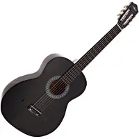 Gear4Music Konzertgitarre von Black