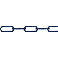 Posamo Zierkette Psamo 3,4 mm Stahl feuerverzinkt, gedreht, gerade Form, Meterware
