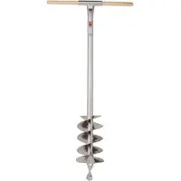 Ideal Idealspaten Erdbohrer 90 mm Länge 105 cm T-Griff