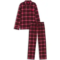 HUGO Karierter Pyjama aus Baumwolle mit Logo-Labels Grösse XL