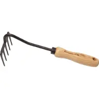 Krumpholz Handharke 5 Zinken mit Eschengriff