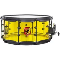 SJC Custom Drums SJC Josh Dun Torch Snaredrum 14" × 6.5" Yellow Acrylic